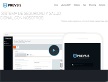 Tablet Screenshot of prevsis.com